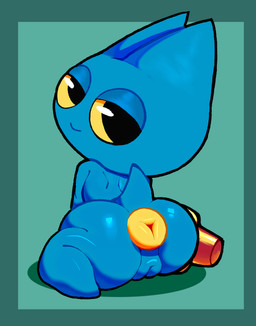 anthro anus female looking_at_viewer pegleg puffy_anus simple_background solo young loafofcatbread cartoon_network mao_mao:_heroes_of_pure_heart adorabat bat mammal absurd_res hi_res