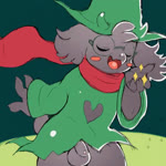 anthro balls black_body black_fur blush bottomless clothed clothing eyewear flaccid foreskin fur genitals glasses hat headgear headwear male no_underwear penis robe solo white_eyes young young_anthro young_male ouka deltarune undertale_(series) ralsei bovid caprine darkner goat mammal 1:1 2018 2d_animation animated digital_media_(artwork) frame_by_frame japanese_description no_sound short_playtime webm