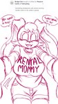 anthro big_breasts bottomwear breasts clothing denim denim_bottomwear denim_clothing female jeans mature_female pants rental_mommy_shirt shirt solo text text_on_clothing text_on_shirt text_on_topwear topwear fakeryway meme_clothing rental_mommy sega sonic_the_hedgehog_(series) vanilla_the_rabbit lagomorph leporid mammal rabbit 9:16 english_text hi_res meme