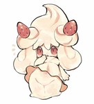 belly blush blush_lines bottomless clothed clothing clothing_lift dessert dress dress_lift featureless_crotch female food food_hair fruit ice_cream navel on_model open_mouth plant pseudo_clothing pseudo_clothing_lift pseudo_hair simple_background slightly_chubby solo standing strawberry white_background wide_hips mofuaki nintendo pokemon alcremie animal_humanoid food_creature generation_8_pokemon goo_creature humanoid mammal mammal_humanoid pokemon_(species) strawberry_sweet_alcremie vanilla_cream_alcremie 2024 digital_drawing_(artwork) digital_media_(artwork)