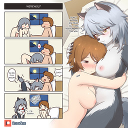 accidental_castration anthro blood blush bodily_fluids breast_growth breasts brown_eyes castration cock_and_ball_torture countershade_face countershade_fur countershade_neck countershade_torso countershading crying dialogue duo fellatio female female/female female_anthro female_human fur gender_transformation genital_mutilation genital_torture grey_body grey_fur growth hair hug human_on_anthro human_to_anthro inside interspecies looking_at_another male male/female male_human mtf_transformation mutilation nipples nude nude_anthro nude_female nude_human nude_male oral penile sex sitting smile species_transformation tears text transformation white_body white_countershading white_hair yellow_eyes rudysaki mythology canid canine canis human mammal mythological_canine mythological_creature werecanid werecanine werecreature werewolf wolf 1:1 2025 artist_name colored comic english_text hi_res sequence