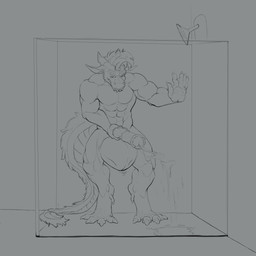 abs against_surface animal_genitalia animal_penis anthro balls big_balls bodily_fluids churning churning_balls claws clench clenching_balls cock_vore cum cum_on_glass cum_stain dewclaw duo ejaculation equine_genitalia equine_penis erection felkin_penis finger_on_penis genital_fluids genitals glass_shower hand_on_glass hyper larger_pred leaning leaning_forward leaning_on_glass male masturbation on_glass penile penis scales shower size_difference solo spikes spikes_(anatomy) touching_penis vore mythology drembonaarkrah dragon mythological_creature mythological_scalie scalie 1:1 hi_res