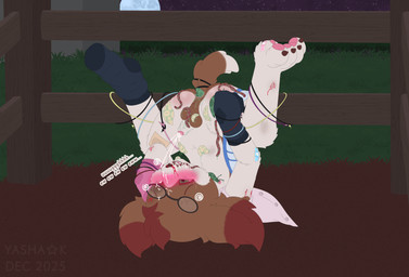 anal anal_infestation anal_penetration anthro anthro_on_feral anthro_penetrated band-aid bandage bestiality bite_mark blood bodily_fluids bound broken_glasses bruised bruised_eye clothed clothing clothing_around_one_leg crying cum cum_on_face cum_on_own_face cum_on_self cumshot disgust dizzy ejaculation eyewear feral feral_penetrating feral_penetrating_anthro forced forced_bestiality genital_fluids genitals glasses humanoid_genitalia humanoid_penis improvised_bondage infestation legs_tied male nipple_fetish nipple_play nosebleed parasite partially_clothed penetration penis rape scratches sex slime solo tears torture underwear underwear_around_one_leg underwear_down upside_down urethral_infestation wounded young young_anthro young_male yashak arthropod canid canine canis domestic_dog gastropod insect larva maggot mammal mollusk slug worm absurd_res hi_res