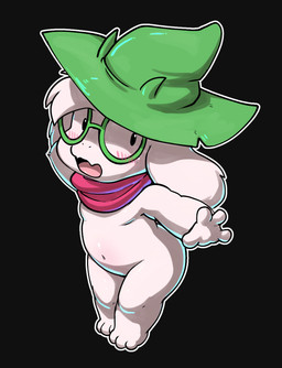 2_horns 3_toes 4_fingers anthro arm_tuft belly_blush biped black_background black_eyes blush blush_lines body_blush clothing elbow_tuft eyewear fangs featureless_crotch feet fingers floppy_ears fur glasses glistening glistening_body glistening_clothing glistening_eyes glistening_hat glistening_headgear glistening_headwear green_clothing green_eyewear green_glasses green_hat green_headwear hand_behind_head hat headgear headwear horn legs_together looking_aside male male_anthro mostly_nude mostly_nude_anthro mostly_nude_male navel open_mouth outline pink_scarf round_glasses scarf simple_background solo teeth toes tongue_showing tuft wearing_glasses white_body white_fur white_outline young young_anthro young_male lkiws deltarune undertale_(series) ralsei bovid caprine darkner mammal 2025 digital_media_(artwork) hi_res