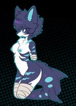 amputee anthro blue_body blue_fur breasts disability female fur kemono missing_arm missing_leg nipples open_mouth penetration purple_body purple_fur solo submissive white_body white_fur mrfenggg mammal marine species_request 2022 hi_res