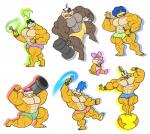 abs anthro biceps big_muscles clothed clothing eyewear female glasses male muscular pecs serratus simple_background topless underwear wand white_background guzreuef mario_bros nintendo iggy_koopa koopaling larry_koopa lemmy_koopa ludwig_von_koopa morton_koopa_jr. roy_koopa wendy_o._koopa koopa scalie hi_res brother_(lore) brother_and_sister_(lore) sibling_(lore) sister_(lore)