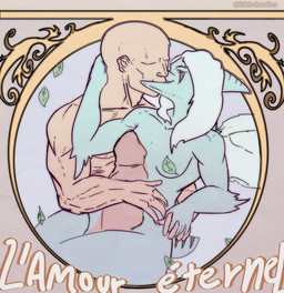 aged_up anthro athletic athletic_human athletic_male bald blue_body bone_frill breasts canon_couple convenient_censorship deep_kiss duo elbow_feathers elderly_anthro elderly_female elderly_human elderly_male feathered_wings feathers female fingers frill_(anatomy) grey_body grey_feathers hair hand_holding hand_on_head human_on_anthro humanoid_hands interspecies kissing leaf long_hair male markings non-mammal_breasts nude nude_female nude_male open_mouth picture_frame romantic romantic_couple short_tail sitting small_breasts striped_markings stripes tail text towel white_hair wings eddodoodle cavemanon_studios goodbye_volcano_high ko_op_(game_developer) snoot_game anon_(snoot_game) fang_(gvh) human mammal prehistoric_species pterosaur reptile scalie colored french_text shaded