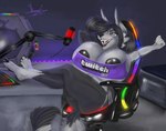 anthro big_breasts breasts eyewear female gaming_chair glasses inside lips solo thick_bottom_lip thick_thighs giovannilol19 twitch.tv jim_(itsjimmm) canid canine canis domestic_dog husky mammal nordic_sled_dog spitz hi_res