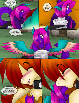 4_wings anthro big_breasts blush blush_lines breasts clothing collar detailed_background dialogue duo eye_contact eyes_closed feathered_wings feathers featureless_breasts featureless_crotch female female/female female_anthro fluffy fluffy_tail fur green_eyes growth hair human_to_anthro kissing larger_female looking_at_another looking_at_partner multi_wing nude nude_anthro nude_female orange_body orange_hair orange_scales outside scales size_difference smaller_female snout species_transformation speech_bubble spiked_collar spikes tail talking_to_another talking_to_partner tan_body tan_fur text torn_clothing transformation wing_growth wings aakashi msfhwraith mana_(series) mythology square_enix mana_beast dragon flammie furred_dragon furred_scalie mythological_creature mythological_scalie scalie 2010 comic digital_drawing_(artwork) digital_media_(artwork) english_text