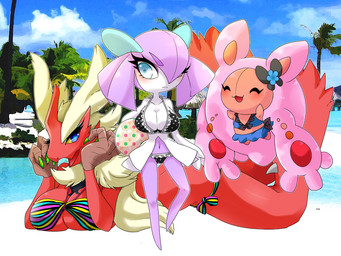 alternate_color anthro avian ball beach bikini bird blaziken blue_eyes breasts chicken cleavage clothed clothing cloud eyelashes eyeliner eyes_closed female goth group hair humanoid kirlia lemoco lemoco99 mega_blaziken mega_evolution navel nintendo open_mouth outside panties pokémon purple_hair reuniclus seaside sky swimsuit tree underwear video_games water yellow_sclera
Rating: Questionable
Score: 9
User: DeltaFlame
Date: February 07, 2015 alternate_color anthro avian ball beach bikini bird blaziken blue_eyes breasts chicken cleavage clothed clothing cloud eyelashes eyeliner eyes_closed female goth group hair humanoid kirlia lemoco lemoco99 mega_blaziken mega_evolution navel nintendo open_mouth outside panties pokémon purple_hair reuniclus seaside sky swimsuit tree underwear video_games water yellow_sclera
Rating: Questionable
Score: 9
User: DeltaFlame
Date: February 07, 2015