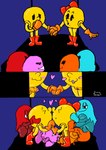anal balls breasts double_penetration female genitals group group_sex gynomorph intersex kissing male male/female male/male oral orgy penetration penis pussy sex train_position vaginal dustbunny404 pac-man_(series) blinky_(pac-man) clyde_(pac-man) inky_(pac-man) ms._pac-man pac-man pinky_(pac-man) ghost sphere_creature spirit waddling_head hi_res