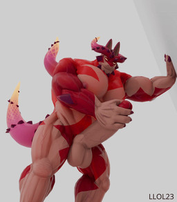 abs animated_gif anthro balls barazoku biceps big_muscles big_penis claws ears_up erection genitals glans hand_on_wall humanoid_genitalia humanoid_penis leg_markings male markings masturbation multicolored_body muscular nipples nude pecs penile penile_masturbation penis purple_tail red_body red_glans scales sharp_teeth simple_background solo standing tail teeth tentacles thigh_markings triceps vein veiny_chest veiny_penis white_background llol23 lifewonders mythology tokyo_afterschool_summoners cthugha_(tas) dragon mythological_creature mythological_scalie scalie 3d_(artwork) 3d_animation animated digital_media_(artwork) short_playtime