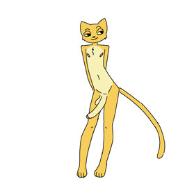 4_toes anthro balls big_balls big_penis biped black_eyes bouncing_balls bouncing_penis chest_tuft countershade_torso countershading crossgender digitigrade feet flaccid flat_chested ftg_crossgender fti_crossgender fur genitals glans gynomorph hands_behind_back hip_sway humanoid_genitalia humanoid_penis intersex long_penis looking_aside multicolored_body multicolored_fur navel nipples nude paws penis pink_glans pink_nipples pink_nose presenting presenting_penis simple_background skinny skinny_gynomorph skinny_intersex slim slim_gynomorph slim_intersex smile smug solo swinging_penis tail tail_motion tailwag toes tuft two_tone_body two_tone_fur white_background yellow_body yellow_fur yellow_sclera amadboii third-party_edit microsoft prequel_adventure the_elder_scrolls katia_managan felid khajiit mammal 2d_animation aliasing animated color_edit colored digital_media_(artwork) frame_by_frame loop