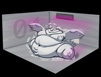ambiguous_gender belly belly_expansion belly_on_ground belly_rolls big_belly big_cheeks blue_eyes breath chubby_cheeks claws deep_navel double_chin expansion fat_legs fat_rolls feral full_incense fur hair huge_belly hyper hyper_belly immobile incense leg_rolls moob_expansion moobs morbidly_obese morbidly_obese_ambiguous morbidly_obese_feral navel neck_rolls obese obese_ambiguous obese_feral open_mouth overweight overweight_ambiguous overweight_feral panting rumbling_stomach slosh sloshing_belly solo tuft weight_gain white_body white_fur white_hair sloshyjoshy mythology nintendo pokemon dragon generation_5_pokemon legendary_pokemon mythological_creature mythological_scalie pokemon_(species) reshiram scalie 2026 hi_res