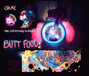 5_fingers ambiguous_gender anal anal_penetration anal_vore anthro anus black_hole bodily_fluids butt butt_focus chest_tuft claws countershading cutaway dark dialogue eyes_mostly_closed fangs fingers forked_tongue fur galaxy galaxy_vore gaping gaping_anus glowing glowing_uvula green_eyes green_hair hair implied_fatal intergalactic_macro internal internal_anal macro macro_ambiguous macro_anthro macro_pred markings mass_vore multiple_prey narrowed_eyes object_vore open_mouth open_smile orange_body orange_fur penetration pupils raised_tail ridiculous_fit saliva sharp_teeth smile solo space spots spotted_body spotted_fur star tail tan_body tan_countershading tan_fur teal_anus teal_claws teal_insides teal_sclera teal_tongue teeth terra_macro text three_frame_image three_frame_sequence tongue tongue_out tuft universe uvula vore voraciousollie neph_(voraciousollie) ailurid aquatic hybrid leopard_seal mammal pinniped red_panda seal 2026 artist_name comic english_text story story_in_description nonbinary_(lore)