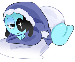 clean_diaper clothed clothing diaper diaper_under_clothing male moon pillow wearing_diaper white_diaper peeweepeew blushcrunch_studio dandy's_world astro_(dandy's_world)