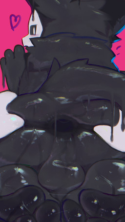 ambiguous_gender anal_fluids anthro anus balls biped bodily_fluids butt duo gaping gaping_anus genitals male male/ambiguous male_focus paws rear_view solo_focus sweat sweaty_balls sweaty_butt sweaty_genitalia sweaty_paws falni changed_(video_game) puro_(changed) 9:16 absurd_res hi_res