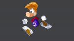 clothing floating_feet floating_hands floating_head footwear male side_view smile solo walking rongs1234 rayman_(series) ubisoft rayman humanoid raypeople_(rayman) 2019 animated digital_media_(artwork) full-length_portrait portrait short_playtime