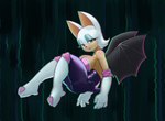 anthro armwear bat boots breasts cleavage clothed clothing elbow_gloves eyeshadow female footwear fur gloves grimy291 handwear high_heeled_boots high_heels makeup mammal membrane_(anatomy) membranous_wings narrowed_eyes rouge_the_bat sega simple_background solo sonic_the_hedgehog_(series) tan_body tan_skin white_body white_fur wings