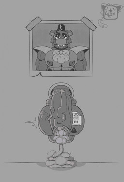 anthro balls big_balls big_penis bodily_fluids cum cum_on_ground ejaculation excessive_cum excessive_genital_fluids foreskin genital_fluids genitals glans glory_wall huge_balls huge_penis machine male penis photo public_use retracted_foreskin scrotum_flap solo sticker unusual_bodily_fluids unusual_cum unusual_genital_fluids katsel five_nights_at_freddy's five_nights_at_freddy's:_security_breach scottgames steel_wool_studios glamrock_mr._hippo animatronic common_hippopotamus hippopotamid mammal robot hi_res monochrome watermark