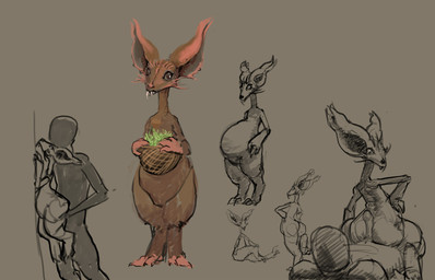 against_surface against_wall ambiguous_gender anthro basket belly big_ears butt container duo faceless_character faceless_male fangs fur genitals holding_object looking_back male on_bottom on_top penis reverse_cowgirl_position sex teeth whiskers meandraco human mammal 2023 absurd_res digital_media_(artwork) hi_res