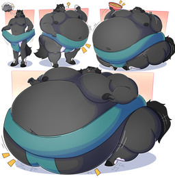 asian_clothing belly big_belly big_butt big_nipples butt chopsticks clothing cracked_ground east_asian_clothing food hooves huge_belly huge_butt hyper hyper_belly hyper_butt imagination japanese_clothing licking licking_lips male mawashi moobs morbidly_obese nipples noodles obese onigiri overweight question_mark rice smile solo sumo tail tongue tongue_out weight_gain weight_gain_sequence wobbling_belly dennyy tristan_marks_(character) equid equine horse mammal absurd_res hi_res