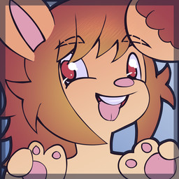 3_fingers ambiguous_gender anthro brown_body brown_fur brown_hair fingers fur hair open_mouth pawpads paws pink_pawpads ponytail red_eyes solo teeth tongue tongue_out yaoimeowmaster nintendo pokemon tommy_forte buneary generation_4_pokemon lagomorph mammal pokemon_(species) 1:1 2015 digital_drawing_(artwork) digital_media_(artwork) icon low_res