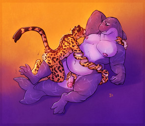 andromorph andromorph/male anthro armpit_fetish armpit_lick armpit_play black_body black_fur black_markings blush bodily_fluids champ_cheetah_(najaside) claws clothing dripping duo fingerless_gloves fur genital_fluids genitals gloves gradient_background grinding grinding_on_leg grisseu_(najaside) handjob handwear intersex intersex/male licking male markings motion_lines musk nipples overweight overweight_anthro overweight_male penile penis pink_nipples pink_penis_tip pink_tongue precum precum_drip purple_background purple_body saliva scar scars_all_over sex simple_background sketchy stretch_marks tongue white_body white_fur white_markings yellow_background yellow_body yellow_claws yellow_fur interkos arms_(game) kinktober cetacean cheetah dolphin felid feline king_cheetah mammal marine toothed_whale 2023 full-length_portrait hi_res portrait