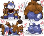 anal anthro balls blue_body blue_fur blush bodily_fluids brown_body brown_fur butt cum cum_in_ass cum_inside cum_on_butt duo face_fucking face_hugging face_mounting fellatio forced forced_oral from_front_position front_view fur genital_fluids genitals group heart_symbol identical_twins irrumatio male male/male mating_press oral oral_penetration penetration penile penis rape sex side_view tenting young young_anthro enigi09 animal_crossing nintendo rover_(animal_crossing) timmy_nook tom_nook_(animal_crossing) tommy_nook canid canine domestic_cat felid feline felis mammal raccoon_dog tanuki hi_res brother_(lore) brothers_(lore) indirect_incest_(lore) nephew_(lore) sibling_(lore) twins_(lore) uncle_(lore) uncle_and_nephew_(lore)