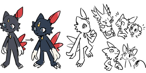 ambiguous_gender anthro biped blue_eyes chest_gem claws closed_smile crossed_arms directional_arrow eyebrows finger_claws forehead_gem fur gem group looking_at_another mouth_closed open_mouth open_smile paws pink_pupils pose pupils red_tail simple_background smile standing tail toe_claws trio white_background white_sclera yellow_gem flavia-elric nintendo pokemon kentaro_(flavia-elric) kuroichi_(flavia-elric) levi_(flavia-elric) louise_(flavia-elric) yume_(flavia-elric) braixen generation_1_pokemon generation_2_pokemon generation_6_pokemon meowth pokemon_(species) poliwag sneasel 2025 hi_res sketch female_(lore) male_(lore)
