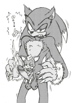 ambiguous_gender anthro balls bodily_fluids body_hair chest_fur claws clenched_teeth cum duo erection fangs fur genital_fluids genitals hairy hairy_balls larger_male looking_pleasured male male/ambiguous masturbation penis simple_background size_difference smaller_ambiguous straddling straddling_penis teeth white_background inkyfrog sega sonic_the_hedgehog_(series) sonic_unleashed chip_(sonic) sonic_the_hedgehog sonic_the_werehog canid canine canis chihuahua domestic_dog eulipotyphlan gaia hedgehog mammal toy_dog werecreature wereeulipotyphlan werehog greyscale monochrome