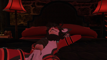 anthro fur male red_body red_fur solo zen2713 vrchat hybrid 16:9 hi_res widescreen
