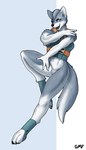 anthro athletic athletic_anthro athletic_female featureless_crotch female solo tail gasmaskfox sasha_(gasmaskfox) canid canine canis domestic_dog husky mammal nordic_sled_dog siberian_husky spitz 2020 4:7 absurd_res digital_media_(artwork) hi_res