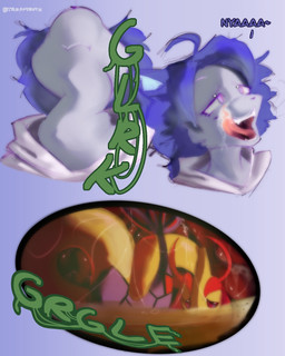 abdominal_bulge after_vore almost_fully_inside ambiguous_gender anthro belly belly_overhang belly_peeking_out belly_rub belly_squish big_belly black_clothing bloated blue_hair blue_tail blue_text bodily_fluids bulge clothing dialogue digestion_noises duo exposed_belly female feral fully_inside fur genitals green_text hair hanging_belly legwear licking licking_lips listening_to_belly looking_at_belly male male/male muffin_top navel neck_bulge obese object_ingestion object_vore onomatopoeia oral_vore overweight overweight_anthro overweight_female overweight_male overweight_pred partially_inside pokeball pokeball_vore pred_pov presenting_belly purple_eyes rumbling_stomach simple_background size_difference slightly_chubby sloshing_belly sound_effects squish stockings stomach_acid stretch_marks stretched_mouth stuffing swallowing swallowing_saliva sweater sweatshirt tail text thick_thighs thigh_highs thong tongue tongue_out topwear twitter_handle underwear unwilling_prey vore white_body white_clothing white_fur white_text troppygutz nintendo pokemon domestic_cat felid feline felis generation_3_pokemon humanoid mammal milotic pokemon_(species) 2025 4:5 absurd_res artist_name comic digital_media_(artwork) digital_painting_(artwork) english_description english_text hi_res painting_(artwork) sequence shaded soft_shading watermark