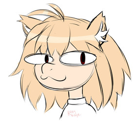 ambiguous_form bangs blonde_mane closed_smile clothed clothed_female clothing female fur light mane medium_mane mouth_closed ponification red_eyes shirt simple_background smile solo tan_body tan_fur text topwear white_background white_clothing white_shirt white_topwear rayrage hasbro my_little_pony tsukihime type-moon neco-arc earth_pony equid equine horse mammal pony 2023 artist_name colored_sketch crossover digital_drawing_(artwork) digital_media_(artwork) english_description lighting sketch
