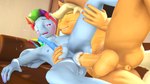 16:9 3d_(artwork) 4k absurd_res anal anal_penetration animal_genitalia animal_penis anthro anthrofied anus applejack_(mlp) balls blonde_hair blush bodily_fluids clothing crossgender cum cum_in_ass cum_inside digital_media_(artwork) duo earth_pony equid equine equine_genitalia equine_penis erection eyes_closed friendship_is_magic ftm_crossgender genital_fluids genitals hair hasbro hat hat_only headgear headgear_only headwear headwear_only hi_res horse male male/male mammal mostly_nude my_little_pony mythological_creature mythological_equine mythology nipples pegasus penetration penile penile_penetration penis penis_in_ass pony precum puffy_anus rainbow_dash_(mlp) sex smile unie widescreen wings