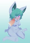 anthro big_ears blue_body blue_fur breasts duo female fur genitals male male/female nipples nude penis purple_eyes rubbing_penis small_breasts detsu league_of_legends riot_games tencent vex_(lol) yordle absurd_res hi_res