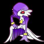 alternate_color black_sclera bracelet female flat_chested hair jewelry long_legs not_furry pseudo_clothing purple_hair red_eyes slim solo teeth thin_calves thin_legs thin_thighs lvl100gardevoir nintendo pokemon cleo fan_character gardevoir generation_3_pokemon pokemon_(species) 1:1 absurd_res alpha_channel hi_res