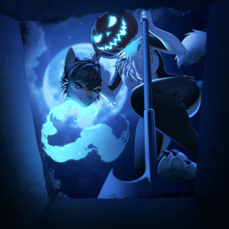 anthro detachable detachable_head first_person_view fluffy fluffy_chest food for_a_head fruit full_moon glowing grave headless holding_head holding_object holding_own_head holding_shovel holding_tool holidays inner_ear_fluff looking_at_viewer low-angle_view male modular moon outside plant pumpkin pumpkin_head shovel solo tongue tongue_out tools tuft kordarin european_mythology halloween irish_mythology mythology australian_shepherd canid canine canis domestic_dog dullahan herding_dog mammal object_head pastoral_dog sheepdog 1:1 2025 hi_res