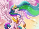 crown equine feral flying friendship_is_magic fur hair hooves horn horse horseshoe long_hair magic mammal multi-colored_hair my_little_pony necklace outside pony princess_celestia_(mlp) purple_eyes signature solo white_fur winged_unicorn wings
Rating: Safe
Score: 9
User: Protection_Is_Magic
Date: February 18, 2014