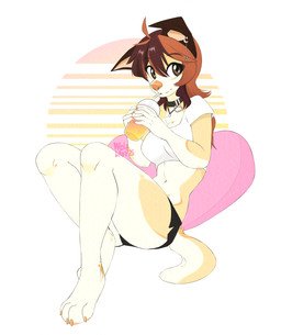4_toes 5_fingers anthro biped bottomwear breasts brown_eyes brown_hair claws clothed clothed_anthro clothed_female clothing container countershade_fur countershade_torso countershading drinking ear_piercing feet female finger_claws fingers front_view fully_clothed fully_clothed_anthro fully_clothed_female fur hair holding_container holding_object looking_at_viewer multicolored_hair navel orange_hair piercing simple_background sitting smile solo tail tan_body tan_fur tan_tail toe_claws toes topwear wolflady danika_(wolflady) canid canine canis domestic_dog mammal 2025 digital_media_(artwork)