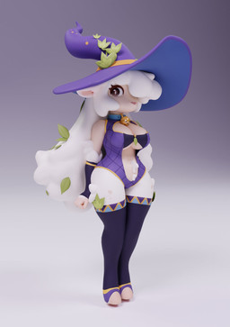 anthro bell clothing collar costume druid female fur hat headgear headwear legwear magic_user solo tribal_spellcaster witch witch_hat wool_(fur) unknown_artist apricot_(konghuayingluo) bovid caprine humanoid mammal sheep 3d_(artwork) digital_media_(artwork) hi_res