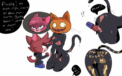 4_fingers adult_on_young age_difference anthro anthro_on_anthro areola armor big_areola big_breasts big_butt big_ears big_eyes biped black_bottomwear black_clothing black_hoodie black_pants black_speech_bubble black_topwear blue_eyes body_writing bodypaint bottomwear breasts brown_body brown_breasts brown_ears brown_fur brown_tail butt cheek_tuft clothed clothed_anthro clothed_male clothing cosplay countershade_face countershade_fur countershading crossover_cosplay cutaway dialogue duo earpiece ellipsis extended_arm eyelashes facial_tuft fangs female fingers food footwear fruit fully_clothed fully_clothed_anthro fully_clothed_male fur fur_tuft genitals glistening glistening_body glistening_fur glistening_legs glistening_shoulders glistening_tail glistening_thighs half-closed_eyes hand_between_legs hand_on_another's_breast hand_on_breast hand_on_leg hand_on_own_leg hand_on_own_thigh hand_on_thigh hand_print head_tuft headgear headgear_only helmet helmet_only holidays hood hood_down hoodie humanoid_hands innie_vulva interrobang intraspecies jack-o'-lantern kneeling larger_female legs_together light_body light_fur long_eyelashes looking_at_another male male/female mature_anthro mature_female mostly_nude mostly_nude_anthro mostly_nude_female motion_lines mouth_closed multicolored_body multicolored_clothing multicolored_footwear multicolored_fur multicolored_shoes narrowed_eyes nipples notched_ear older_female older_on_young open_mouth open_smile pants pink_areola pink_inner_ear pink_nipples pink_tongue plant plump_labia pointy_ears prick_ears puffy_areola puffy_nipples pumpkin red_nose rubbing_pussy shoes shota simple_background size_difference smaller_male smile snout speech_bubble standing straight_legs tail talking_to_another talking_to_self tan_text teeth text thick_thighs three-quarter_view tongue tongue_out topwear tremble_spikes tuft two_tone_body two_tone_clothing two_tone_footwear two_tone_fur two_tone_shoes vulva white_background white_body white_countershading white_fur white_sclera white_text writing_on_butt young young_anthro young_male younger_male sketchnshade epic_games fortnite halloween murphy_and_mitzi delia_(ajmarekart) murphy_(ajmarekart) spice_(fortnite) domestic_cat felid feline felis mammal 16:10 2025 crossover digital_drawing_(artwork) digital_media_(artwork) english_text widescreen incest_(lore) mother_(lore) mother_and_child_(lore) mother_and_son_(lore) parent_(lore) parent_and_child_(lore) parent_and_son_(lore) son_(lore)