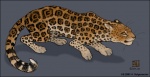 2001 amara_telgemeier ambiguous_gender black_fur brown_fur brown_nose copyright feline feral frown fur jaguar mammal paws plain_background rosettes solo spotty whiskers white_fur yellow_eyes
Rating: Safe
Score: 1
User: Anomynous
Date: June 04, 2009