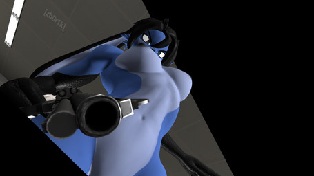 angry anthro female gun ranged_weapon solo weapon zh0r1k domi_(domi3d) lagomorph mammal 16:9 3d_(artwork) digital_media_(artwork) hi_res source_filmmaker_(artwork) widescreen