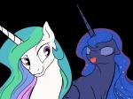 blue_body blue_feathers blue_hair duo eyes_closed feathered_wings feathers female feral hair horn long_hair multicolored_hair pink_eyes smile wings silfoe friendship_is_magic hasbro my_little_pony mythology princess_celestia_(mlp) princess_luna_(mlp) equid equine mammal mythological_creature mythological_equine unicorn winged_unicorn 2014 4:3 alpha_channel sibling_(lore) sister_(lore) sisters_(lore)