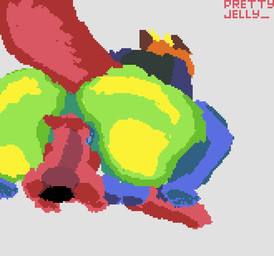 anal anal_vore duo masturbation vore prettyjelly animated digital_media_(artwork) hi_res pixel_(artwork) pixel_animation sketch