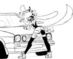 absurd_res anthro anthro_penetrated antlers blush bottomless car clothed clothing duo emo female happy heart_eyes heart_symbol hi_res horn hybrid jackalope lagomorph leporid long_tail male male/female mammal monochrome penetration plap_(sound) rabbit scar sketch skinny spread_wings standing tail unfinished unknown_artist vaginal vaginal_penetration vehicle wings