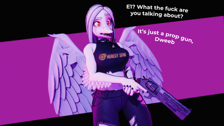 amber_eyes anthro bottomwear choker clothing denim denim_bottomwear denim_clothing female gun handgun jeans jewelry looking_at_viewer necklace pants questioning_tone ranged_weapon revolver solo torn_bottomwear torn_clothing torn_jeans torn_pants weapon wings heresy_sfm aeridiccore_(modeler) cavemanon_studios goodbye_volcano_high ko_op_(game_developer) snoot_game fang_(gvh) prehistoric_species pterodactylus pterosaur reptile scalie 16:9 3d_(artwork) digital_media_(artwork) hi_res widescreen