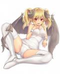 blonde_hair boots demon demon_girl demon_horns demon_wings fangs female hair horn looking_at_viewer open_mouth original panties plain_background pointy_ears red_eyes sand-rain school_swimsuit short_hair slit_pupils smile solo spade_tail spread_legs spreading succubus swimsuit thigh_highs twintails underwear white_legwear white_panties wings wrist_cuff
Rating: Safe
Score: 6
User: AnacondaRifle
Date: April 22, 2014